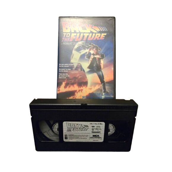 Back to the Future VHS (1985) – Michael J. Fox Sci-Fi Adventure Classic - Picture 3 of 4